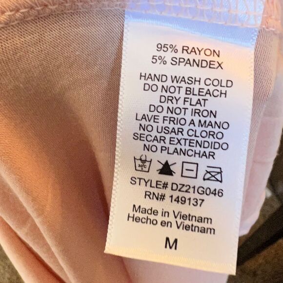 Double Zero Pink Top nwt - Picture 6 of 8